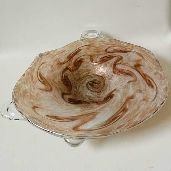 Murano Art Glass Bowl Diameter 10 Inches - Picture 5 of 11